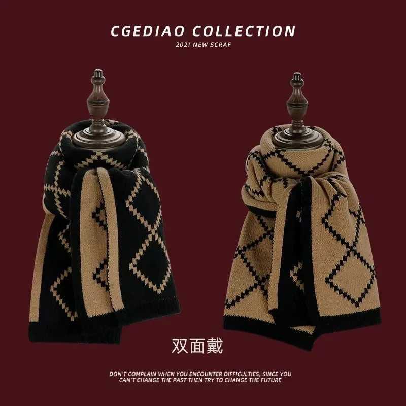 Christmas Scarf for Women Red Plaid Winter Scarves Red Luxury Soft Scarves for Xmas GiftW251029