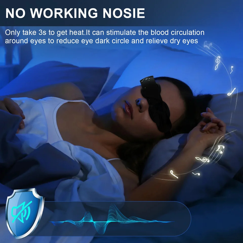 Wireless Eye Massager Instant Cold Compress Eye Massager for Tired Eyes Dark Circles Remove Heating Music Relieves Fatigue 251027