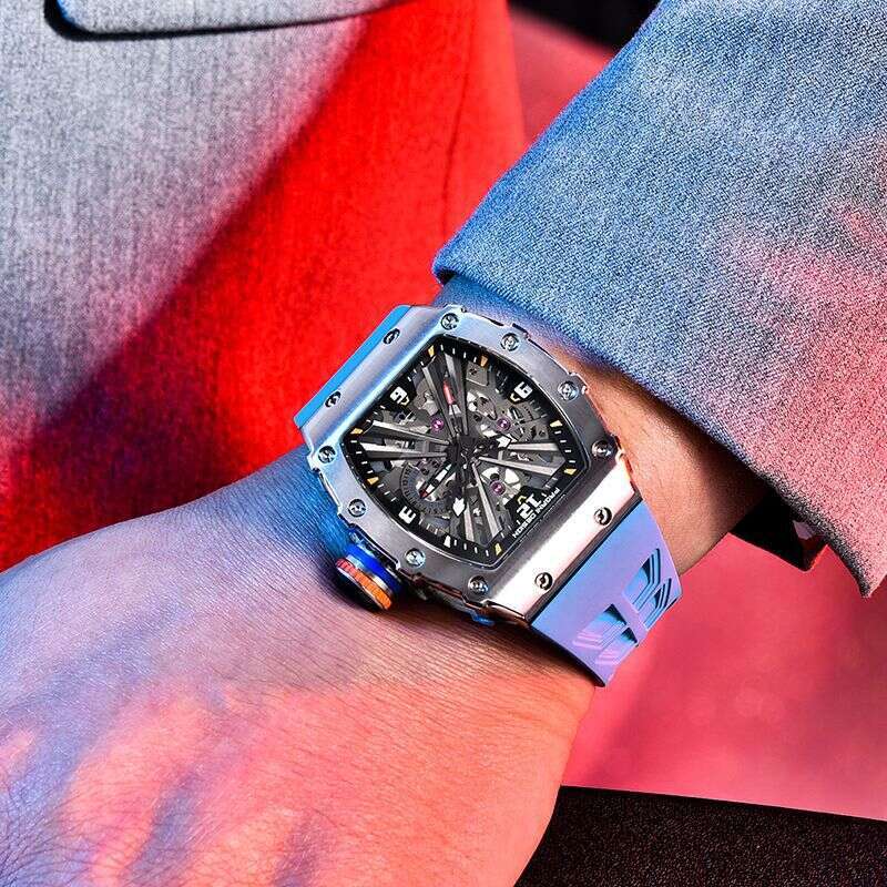 PAGANI DESIGN Barrel-Shaped Large Dial Stainless Steel High-Value Men's Quartz Watch PD-1738