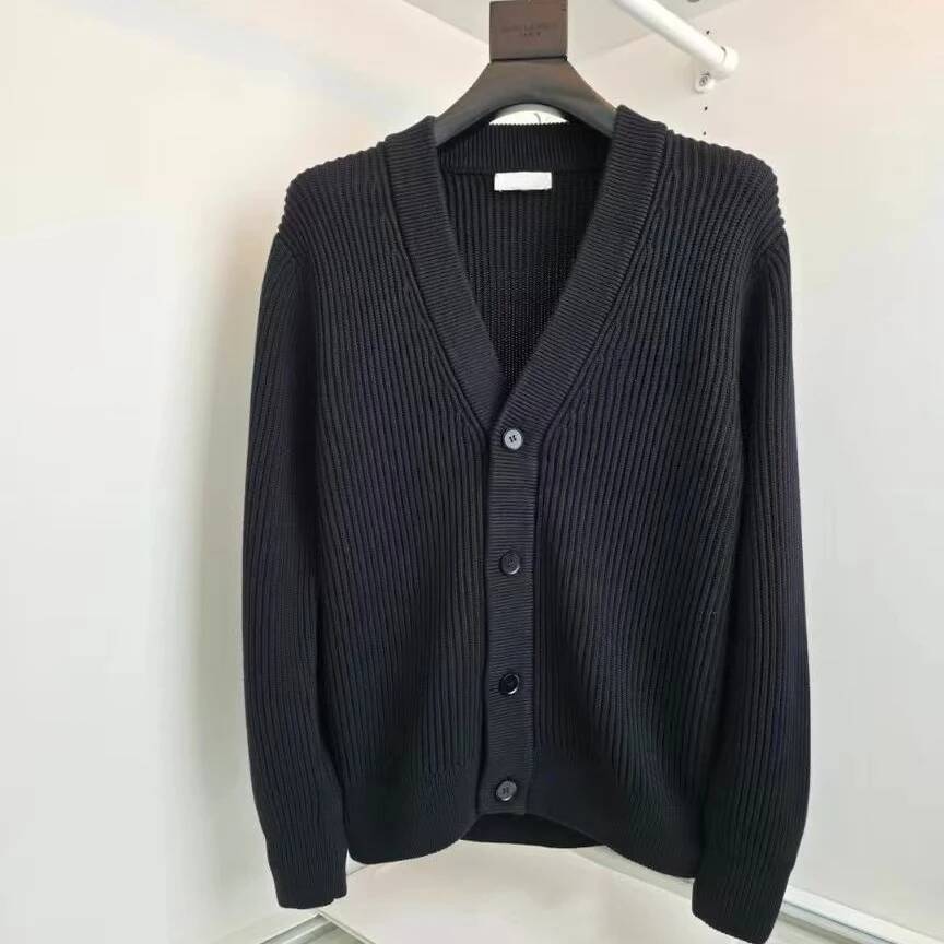 BC Zipper Casual Solid Color Knitted Cardigan