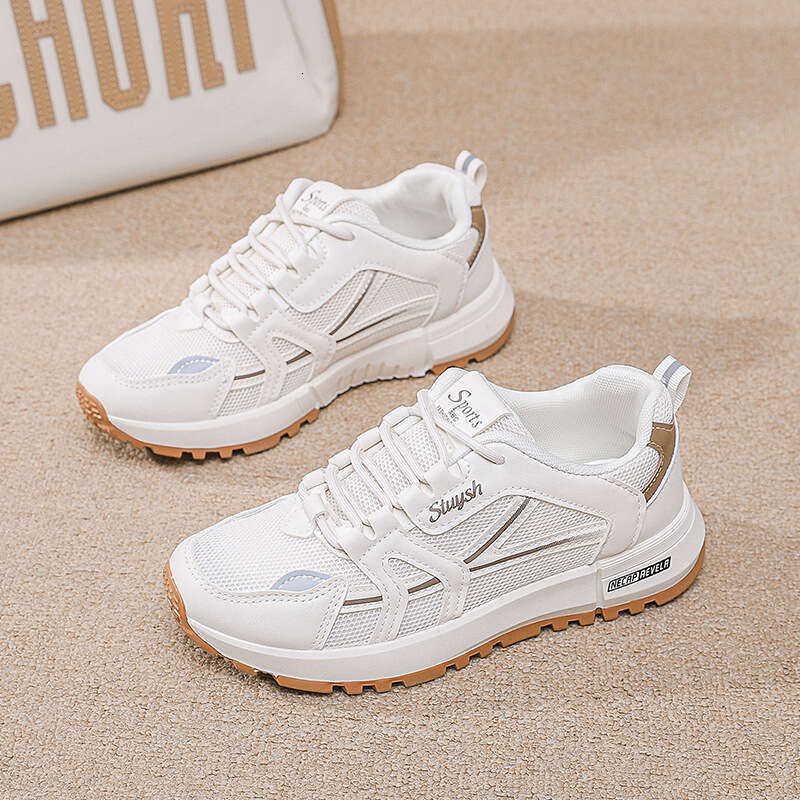 2025 New Autumn Chic Designer Shoe Fashion Mesh Shoes Non-Slip Shock-Absorbing Outdoor Running Student Travel All-Match Casual Shoe