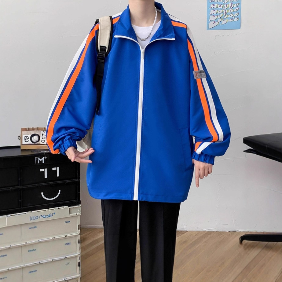 New Spring And Autumn Jacket Men's Thin Loose Casual Sports Jacket Designer Jacket Youth Couple Sportswear