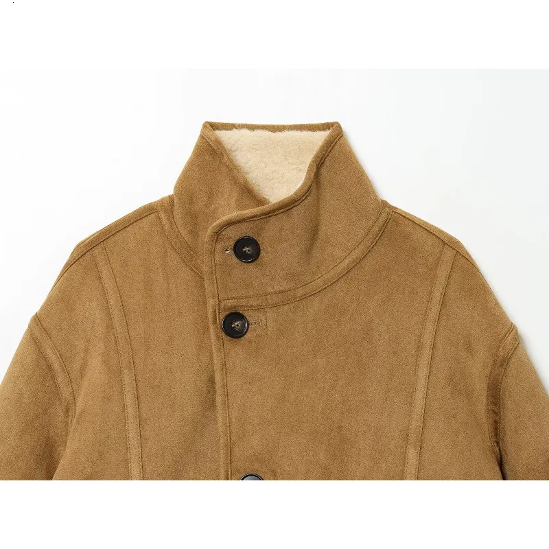 CharmChant Reversible Shearling Jacket for Women Leather Jackets Fashion Winter 2025 Coat Female in Coats Warm Outerwears 251029