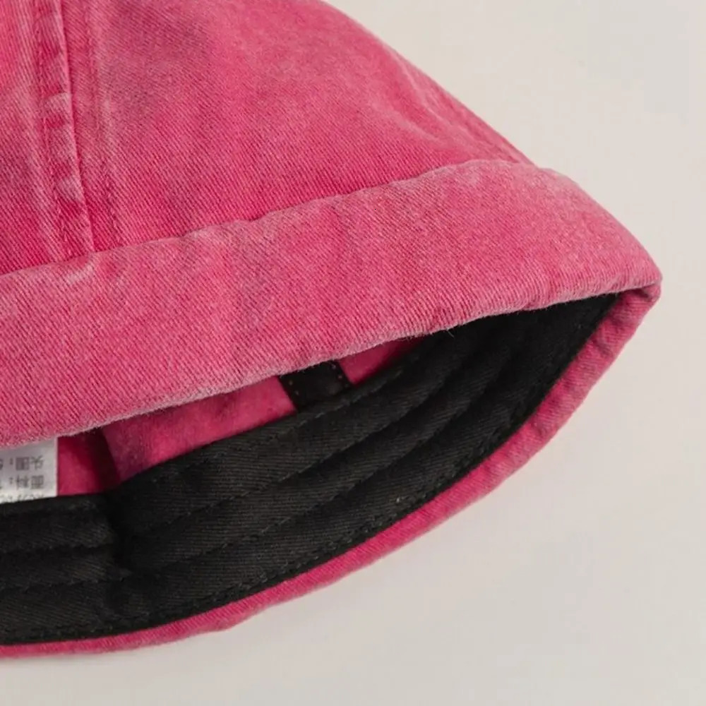 Fashion Washed Old Cat Ears Landlord Hat Solid Color Breathable Beanie Hat Cotton Unisex Beanie Cap Men 251029