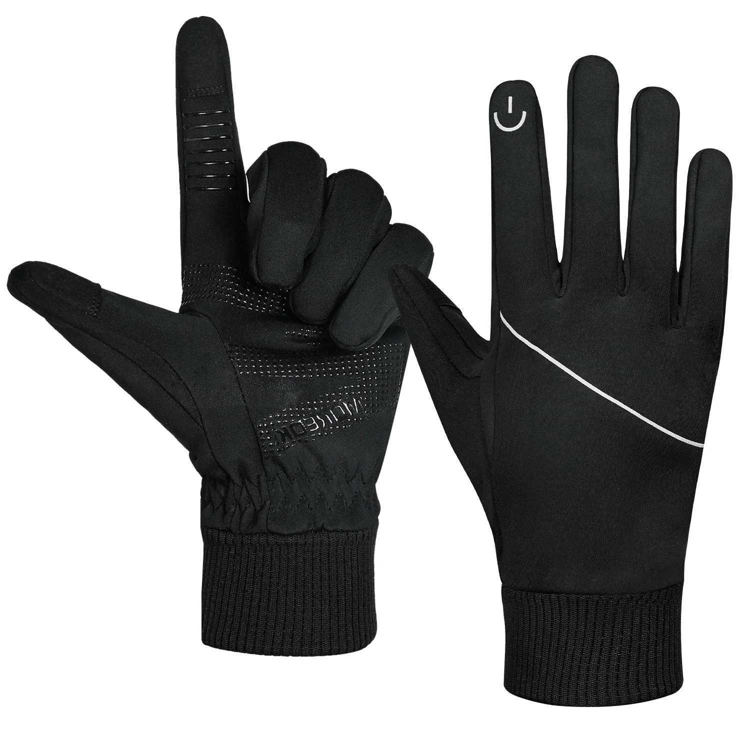 MOREOK Winter Thermal Gloves Windproof Touch Screen Warm Gloves for DrivingCyclingRidingRunning for Men Women J251029