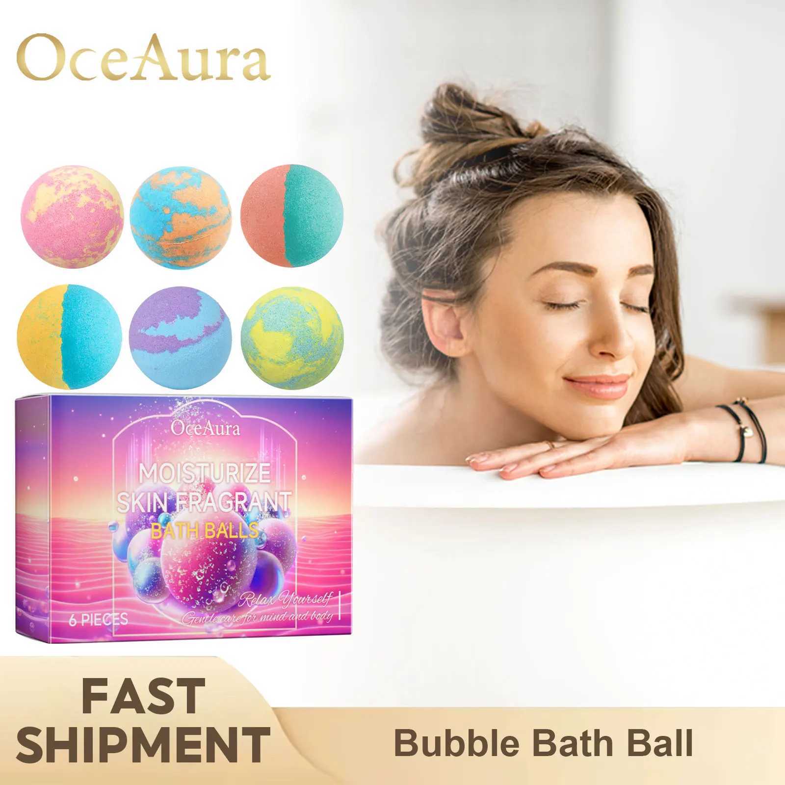 6pcs Fragrant Bath Bombs Moisturize Skin Exfoliating Deep Cleansing Body Relaxing Spa Stress Relief Handmade Natural Bath Ball L251029