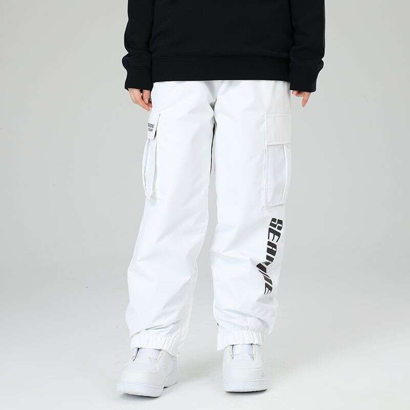 2025 New Windproof Waterproof Padded Warm Snowboard Pants Unisex Ski Suit Loose Fit