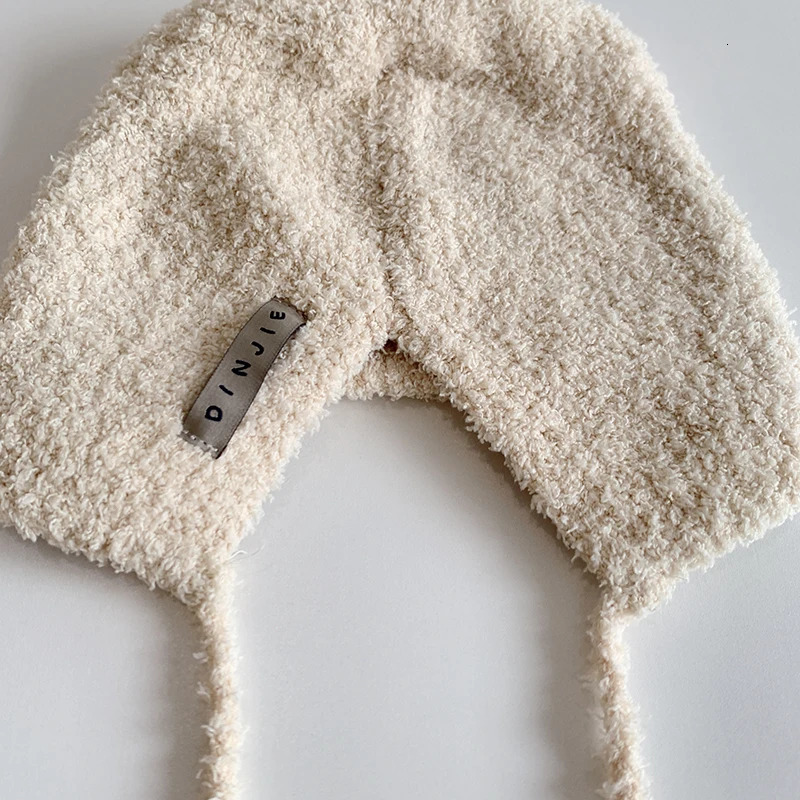 Winter Baby Beanie Cap Cartoon Ear Protection Soft Warm Knitted Hat For Boy Girl Toddler Cute Cat Crochet Hats Gorros Kids 251029