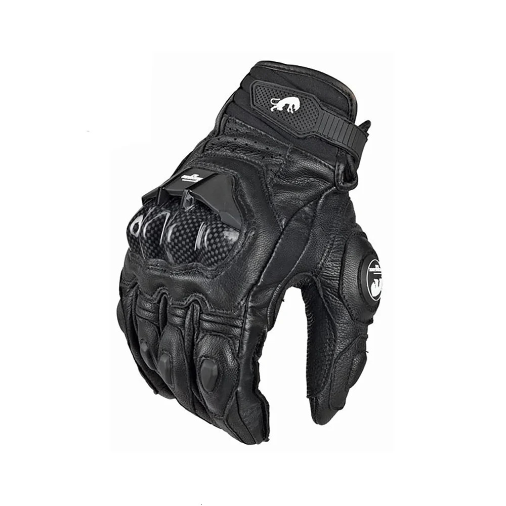 High Quality Genuine Leather Gloves Mens Luva Riding Moto Motorcycle Glove Guantes Protection Racing MOTO Protective Equipment 251013