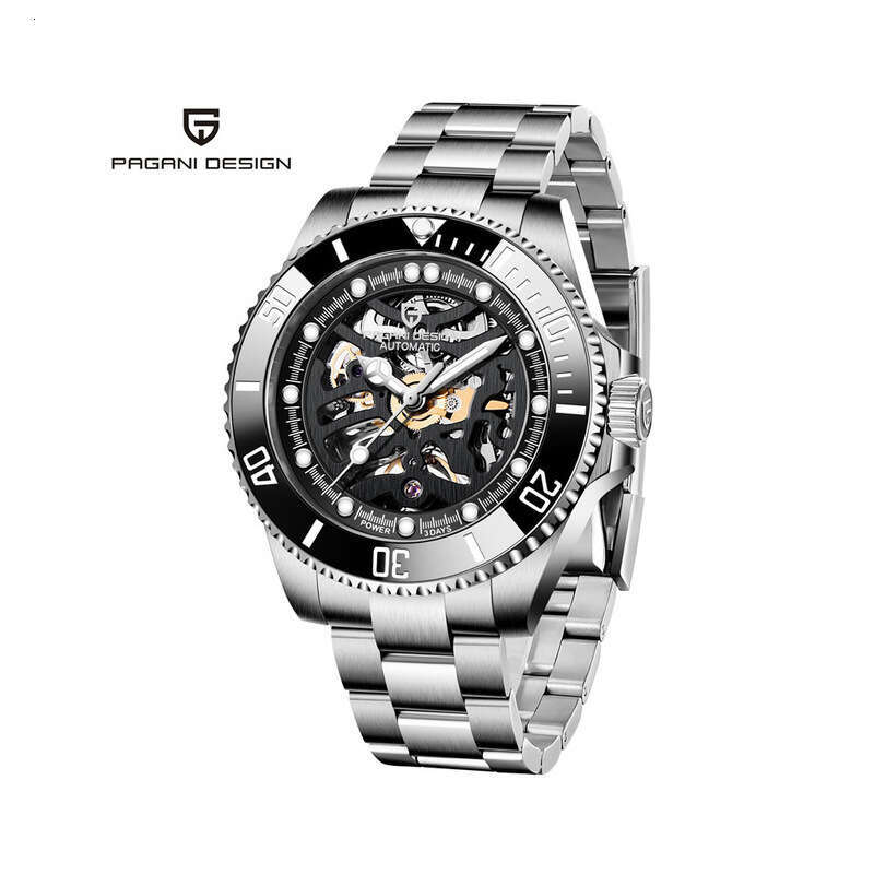 PAGANI DESIGN Skeleton Dial Elegant Mechanical Cool Stylish Men's Wristwatch PD-1659