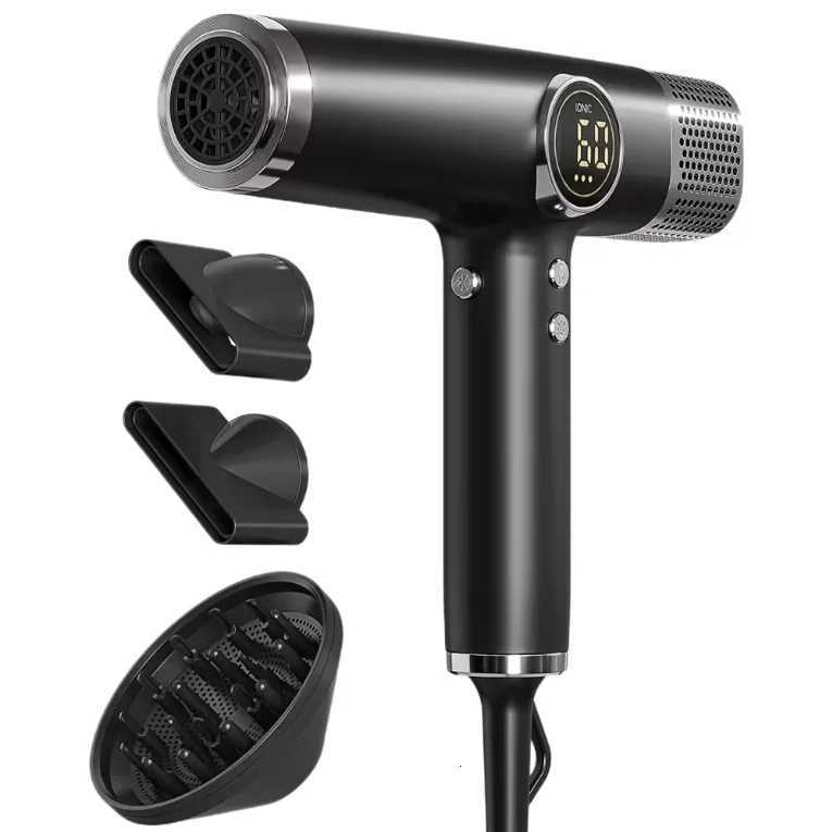 0000 Rpm High Speed Bldc Brushless Motor 800W Hair Dryer with Three Magnetic Nozzle and Two air Hair Wrap Styler W251029