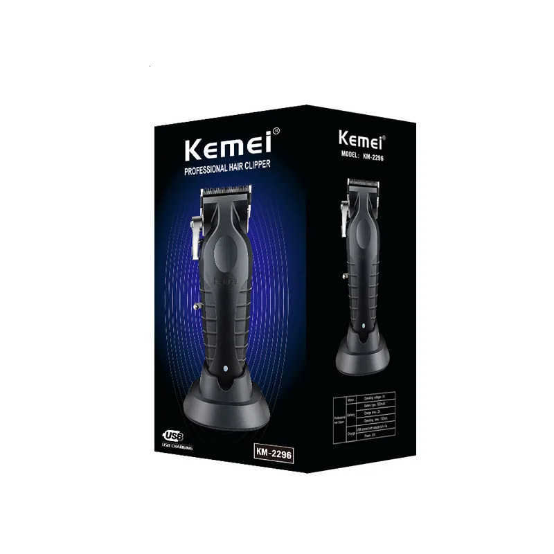 KM2296 Kemei Professional Rechargeable Hair Trimmer Adjustable Hair Clipper USB Carving Barber Salon Z251029