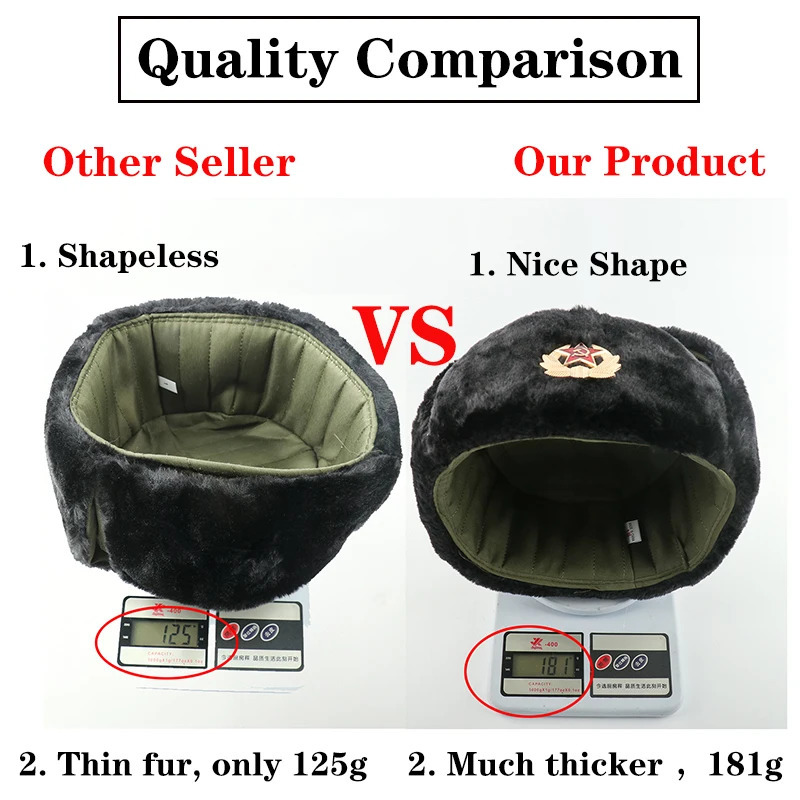 CAMOLAND Russian Ushanka Bomber Hats For Women Men Soviet Army Military Badge Winter Hat Thermal Faux Fur Earflap Snow Caps 251013