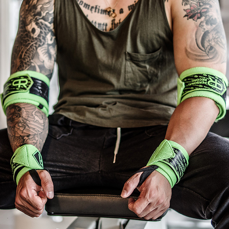 1 Pair Elbow Straps Gym Fitness Weight Lifting Elbow Wraps High Elastic Sport Crossfit Elbow Support Workout Protector 240624