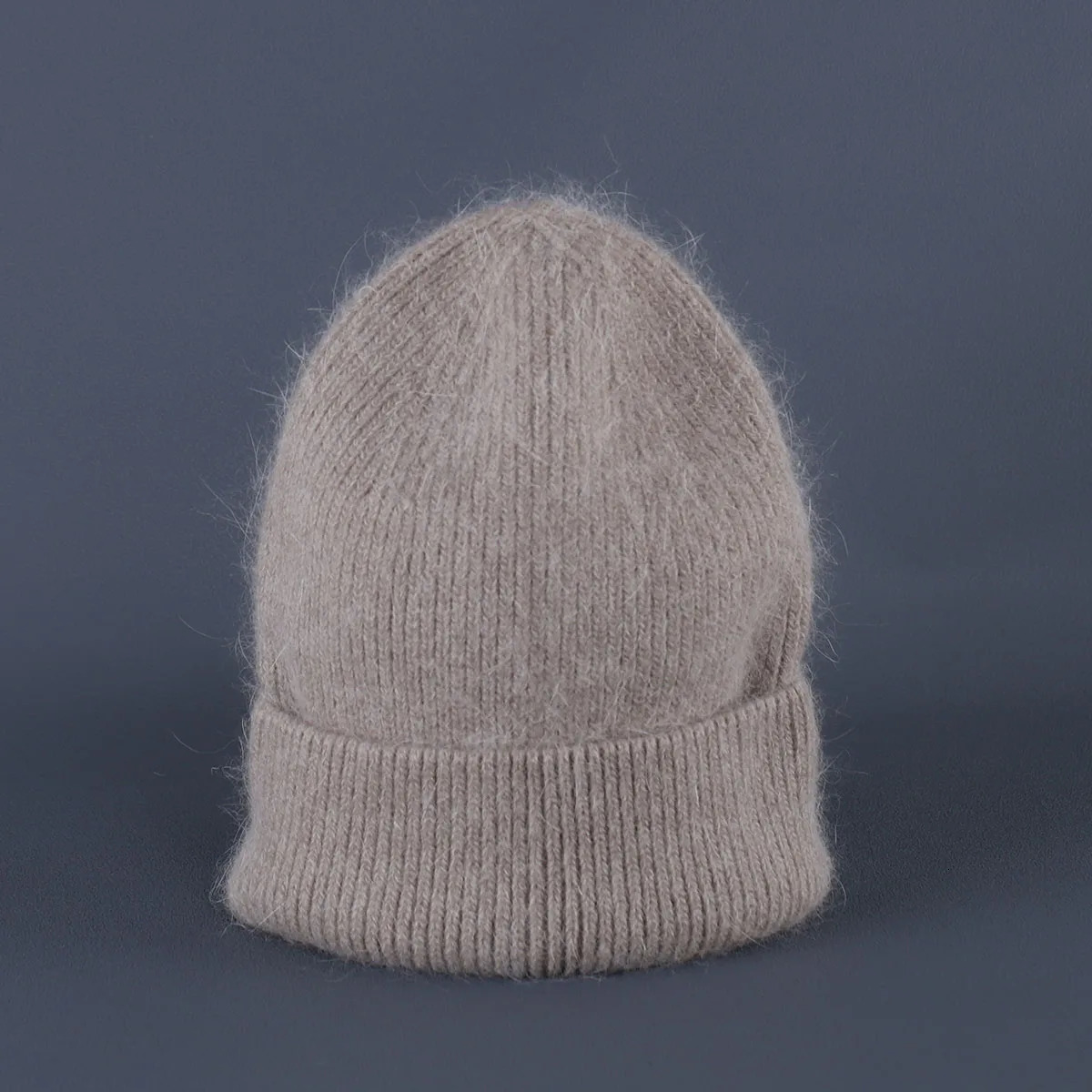 Selling Winter Hat Real Rabbit Fur Winter Hats For Women Fashion Warm Beanie Hats Women Solid Adult Cover Head Cap 251029