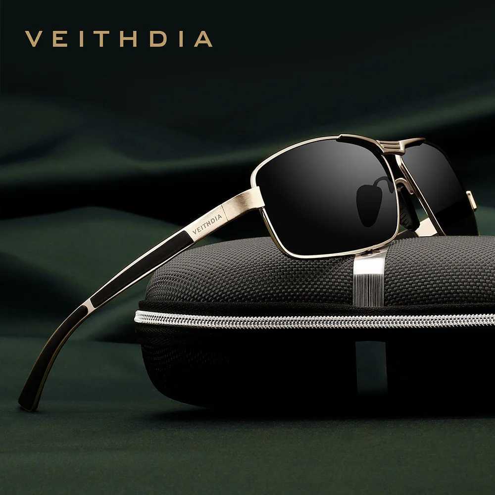 VEITHDIA Men Sunglasses Vintage Polarized UV400 Lens Driving Sun Glasses Rectangle Eyeglasses For Male Eyewear Accessories 2490L251029