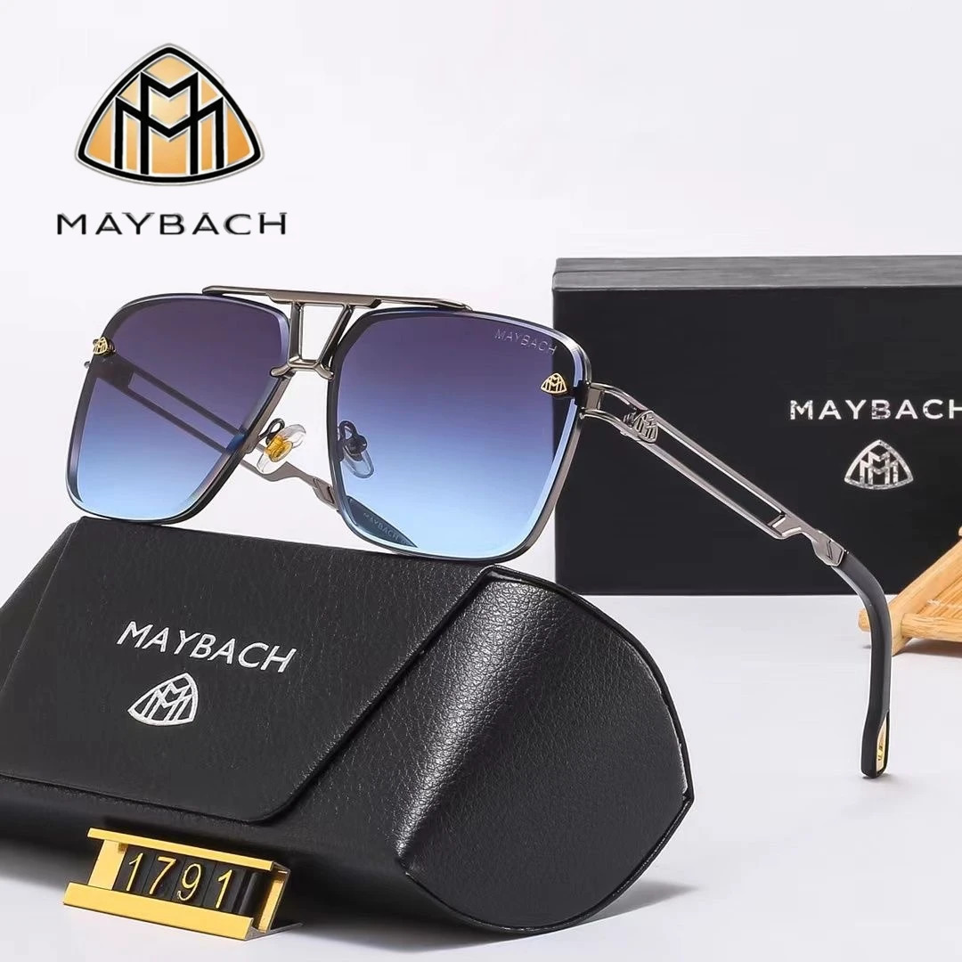 MAYBACH y Sunglasses for Men and women Classic Sun Glasses High Quality Eyewears Pilot Goggle UV 400 Protection 17911 251013