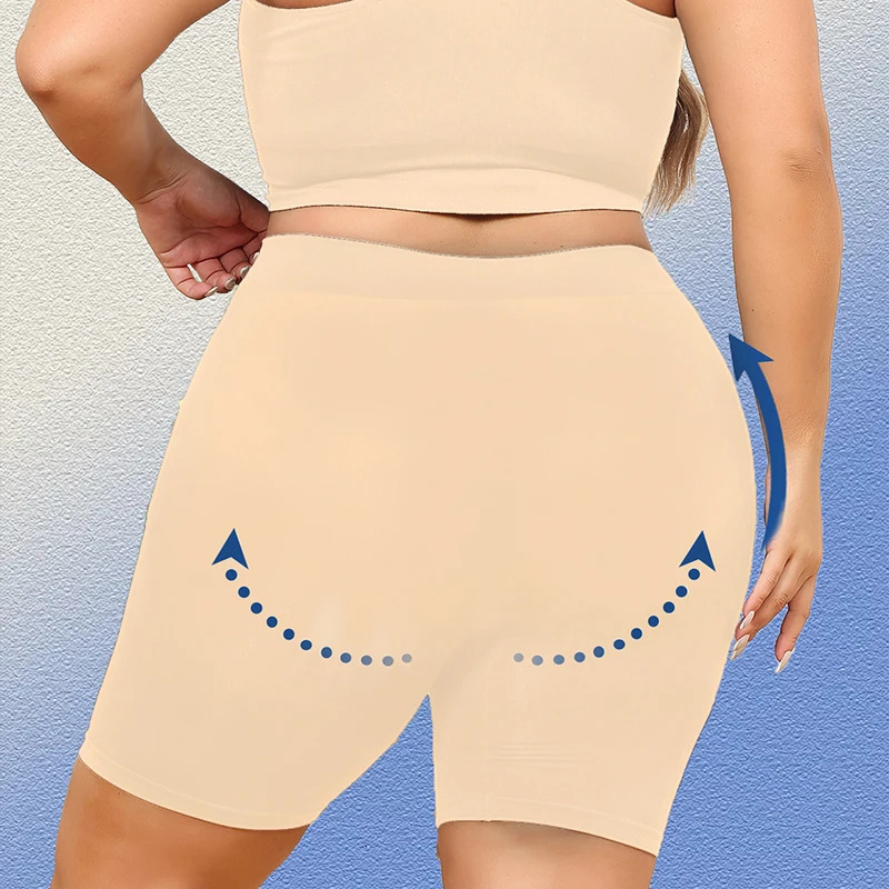 Plus Size XL4XL High Waisted Shapewear Tummy Control Panties for womens Obesity Slimming Shapers Waist Trainer Shaping Shorts 251029