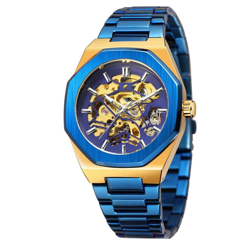 Skeleton Fashion Casual Style Men's Automatic Mechanical Watch