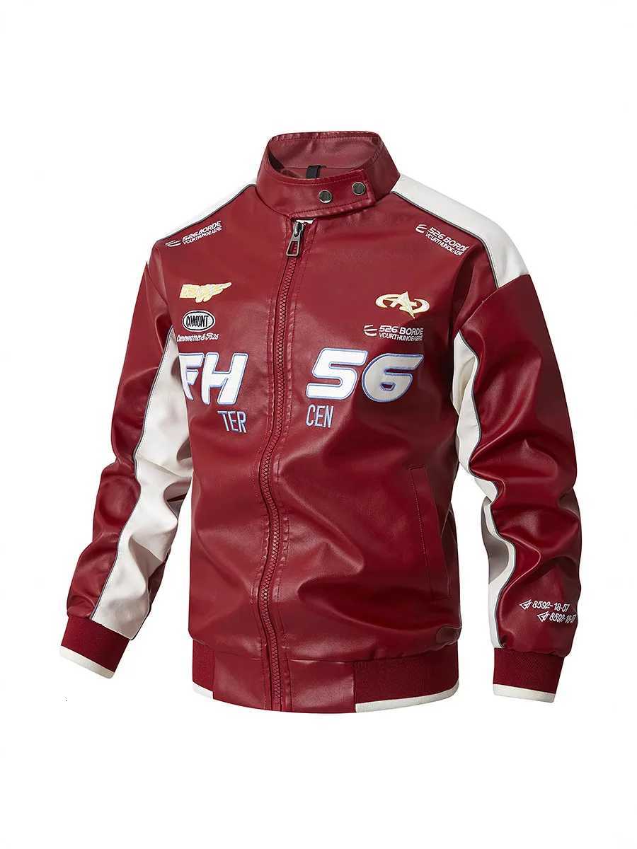 Mens LargeSized Leather Jacket 2025 New Trendy Motorcycle Wear Spring Autumn Mens Coat Stylish Casual OuterwearT251029