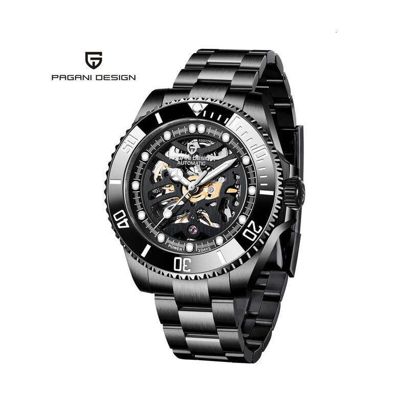 PAGANI DESIGN Skeleton Dial Elegant Mechanical Cool Stylish Men's Wristwatch PD-1659