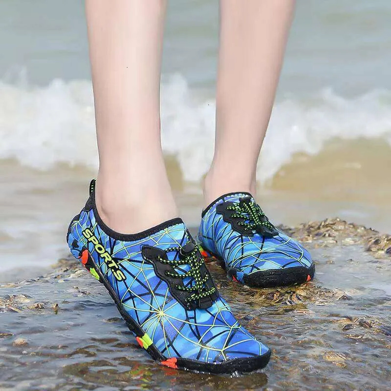 Outdoor Unisex Anti-Slip Water Sport Barefoot Shoes - Breathable Aqua Beach Quick-Dry Wading Shoes Lightweight Comfortable
