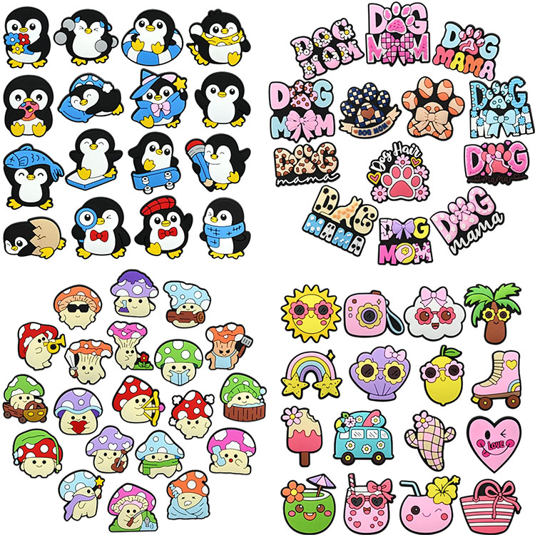 cute cartoon animal shoe flowers decoration buckle kids toy fashion shoe part accessories clog charms