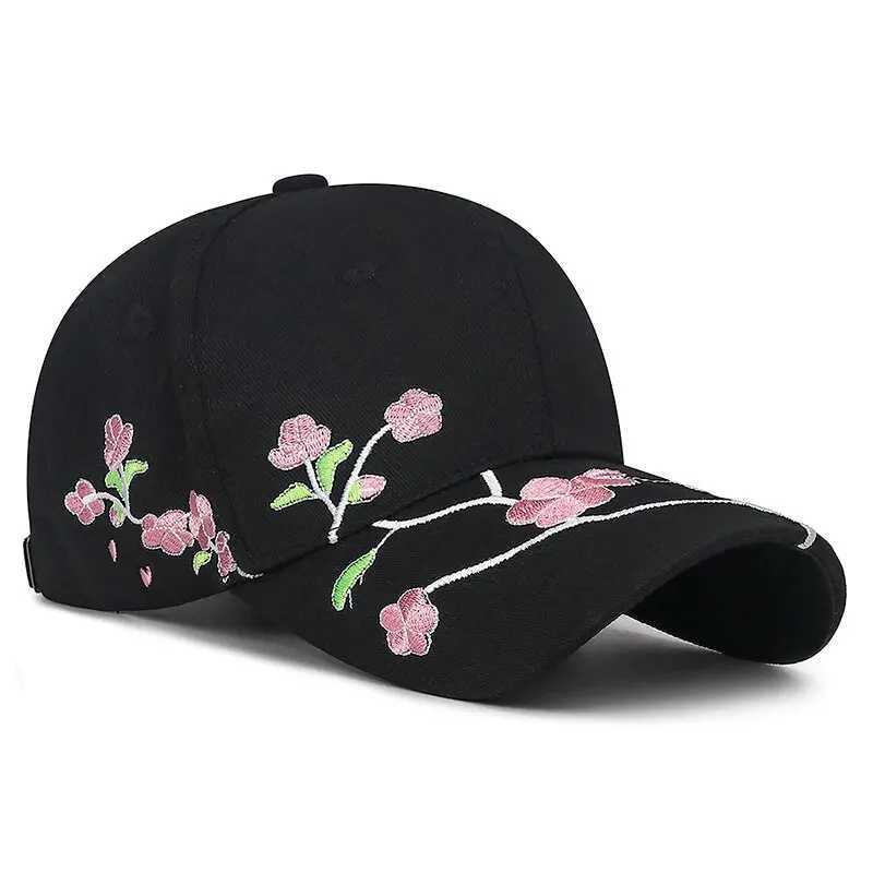 Hat Womens New National Tide Cap Sunshade Sun Hat Spring And Autumn Plum Blossom Embroidery National Style Baseball CapW251029