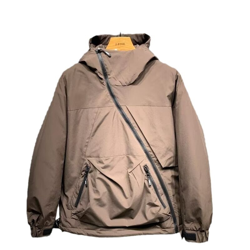 Spring And Autumn New American Style Hooded Jacket Designer Jacket For Men Pullover Trendy Brand Outdoor Large Pocket Zipper Functional Windbreaker