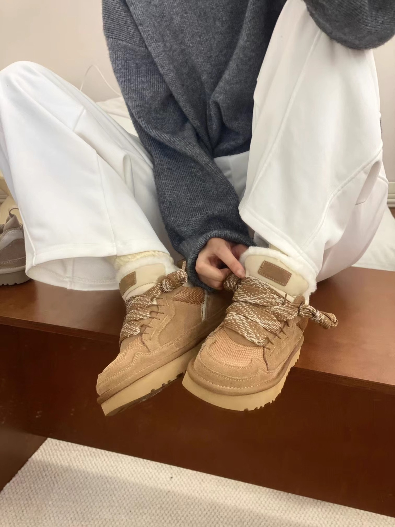 Free Shipping Classic New Arrival Winter Women Casual Shoes fleece-lined thick sole Snow Boots Non-Slip Cotton Shoes Plush Shoes Hot Sale