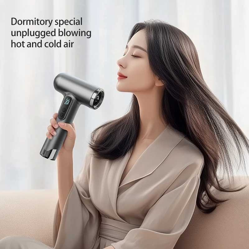 Hot Selling HighPower Ion Hair Dryer With Wireless Charging Hand Dryer Home Hotels Portable Professional Hair Dryer W251029