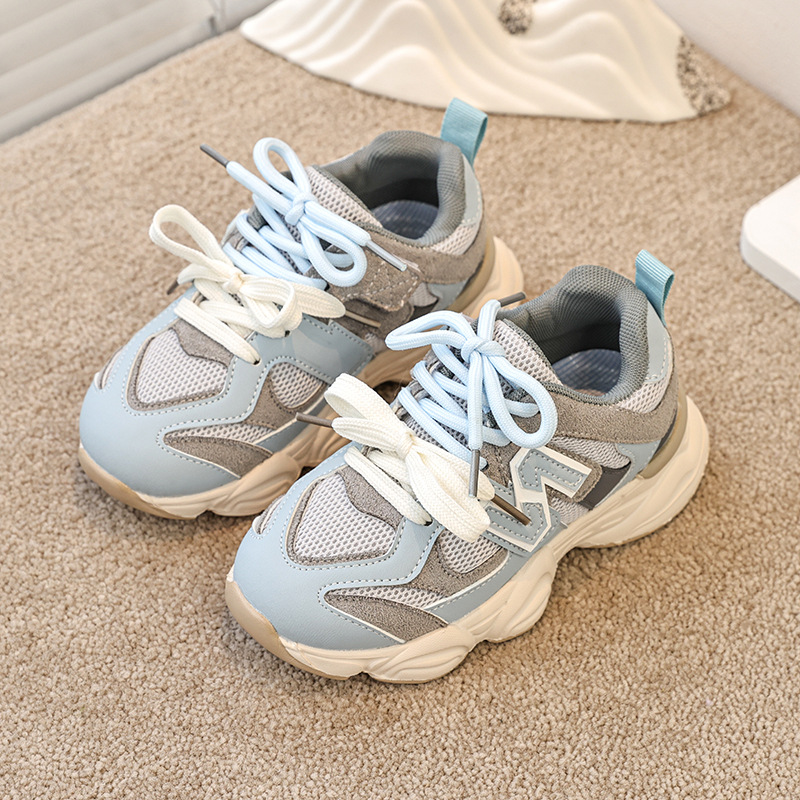 Free shipping Fashionable Big children's running shoes breathable children's sports shoes boys' trendy brand dad shoes autumn children&