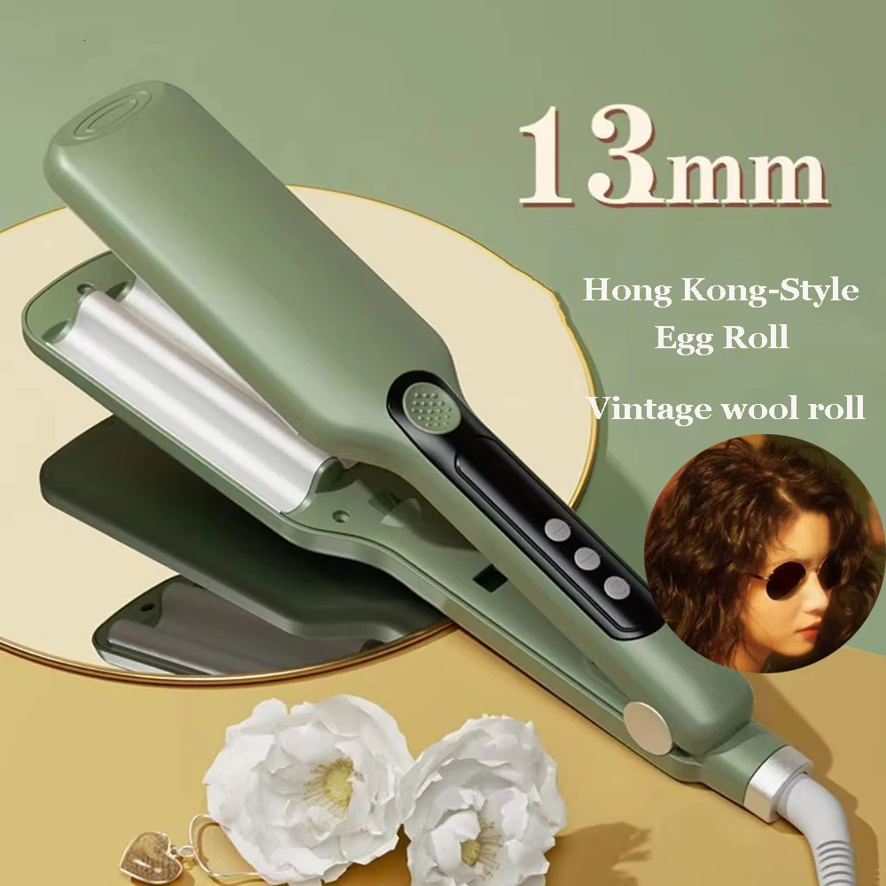 13MM Electric Egg Roll Curling Iron Small Wool Curling Tool Lasting Styling French Waver Styling Curling Iron 251029