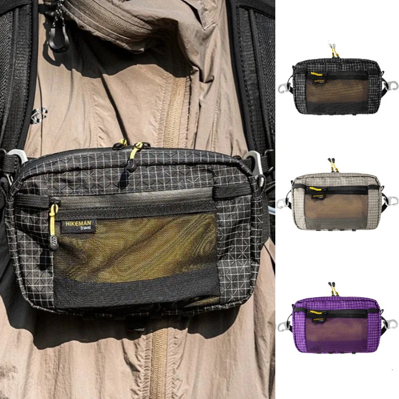 Dyneema Fiber Waist Bag 11L Waterproof UrltraLight Multi Pocket for Cycling Running Hiking Camping Outdoor Sports Accessories 251021