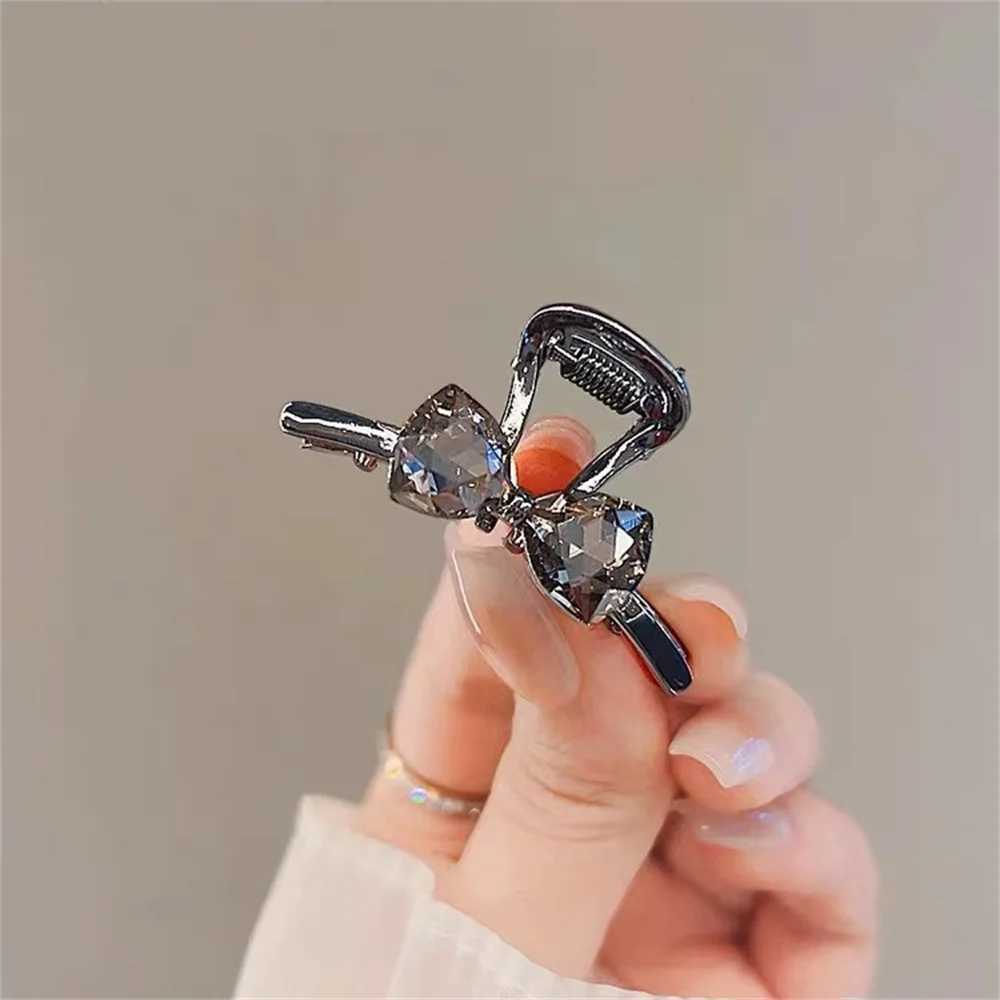 Mini Hair Accessories Clips Claw For Women Girl Pin Rhinestone Crab Vintage Popular Trendy Leading Fashion Cute Kawaii Kpop NewW251028