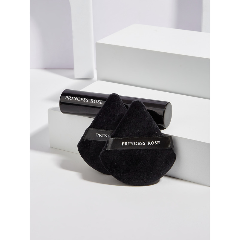 Hot-selling Black Portable Retractable Multi-Function Travel Makeup Brush with Puff