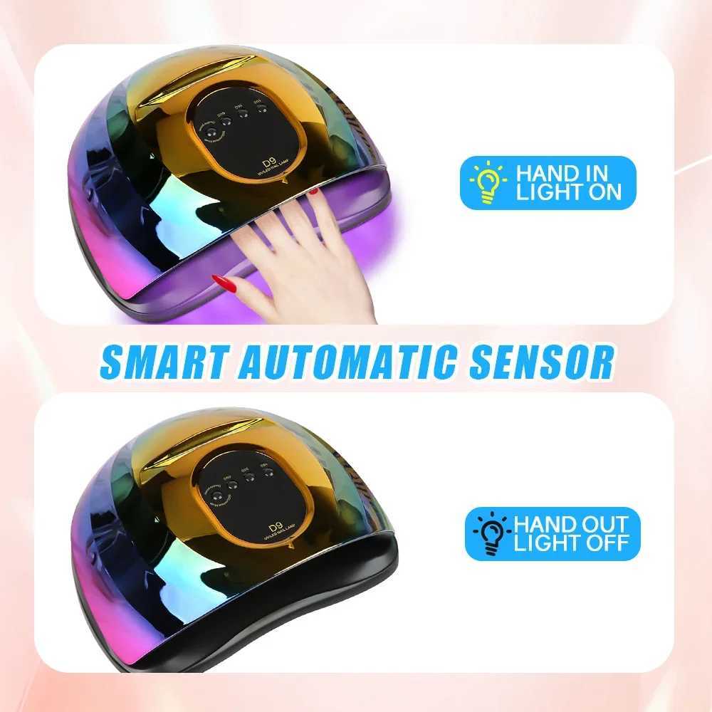 57 LEDs Nail Drying Lamp UV LED Lamp for nails 114W Nail Dryer with 4 Timer Settings Manicure Lamp UV Light Cabin Nail Tools J251117