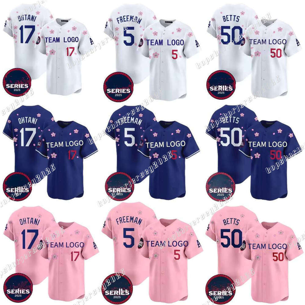 Cheap Wholesale #17 Ohtani,Betts Baseball Jersey, Summer Polyester Quick Dry Fiess Running Baseball Jerseys Customizable