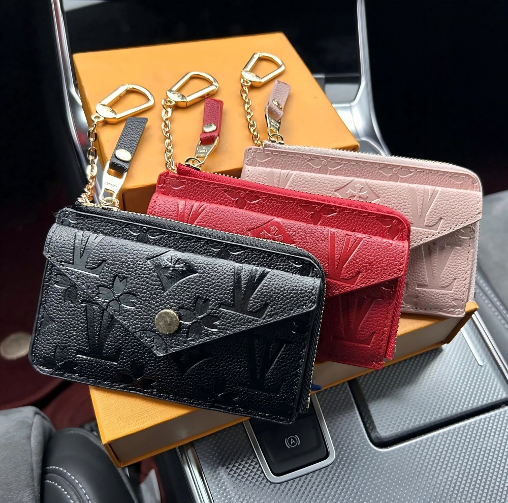Designer Wallet Womens Mini Zippy Organizer Bag Credit Card Holder Coin Purse Key Pouch Purses Keychain Bags Clutch with M69431 5A