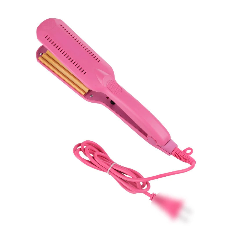 Ceramic Hair Crimper Iron 39mm for Volumizing Fluffy Hairstyle Corrugation Crimper Hair Iron Anti Static Ceramic Hair Crimping 251029