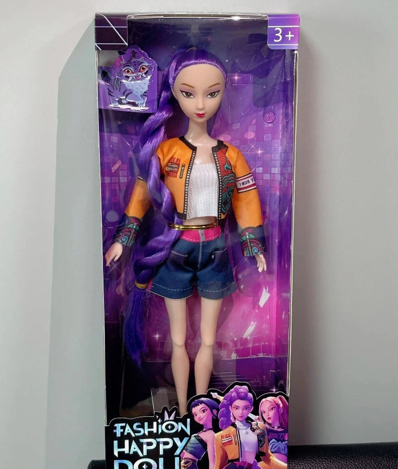 Doll Toys Kpop Demon Hunters Action Figure Toy Rumi Mira Zoey Beautiful Princess Baby Girl Dolls Plastic DIY Toy for Girls 251028