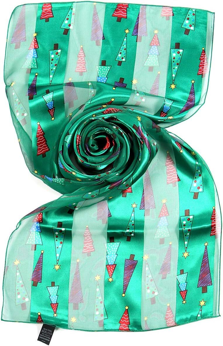 Custom Christmas Valentine for Women Holiday Gift Warm Long Unisex Scarf Fall Winter Lightweight Soft Sheer