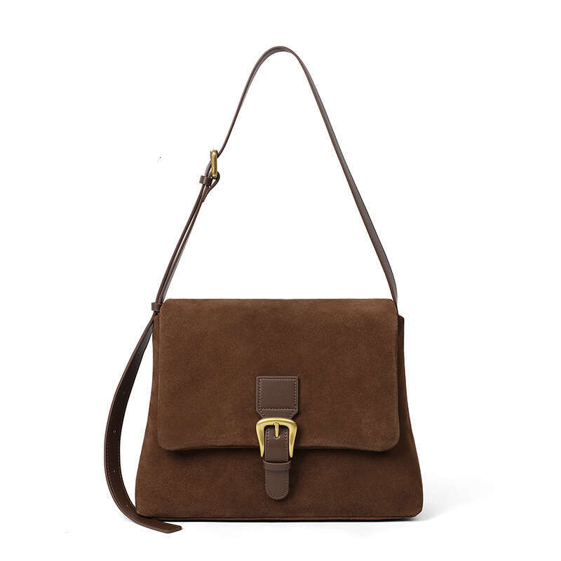 Luxury Bag Designer New Women's Fashion Niche Cross Body Bag Genuine Leather High End Suede Beach Bag Underarm One Shoulder Handbag