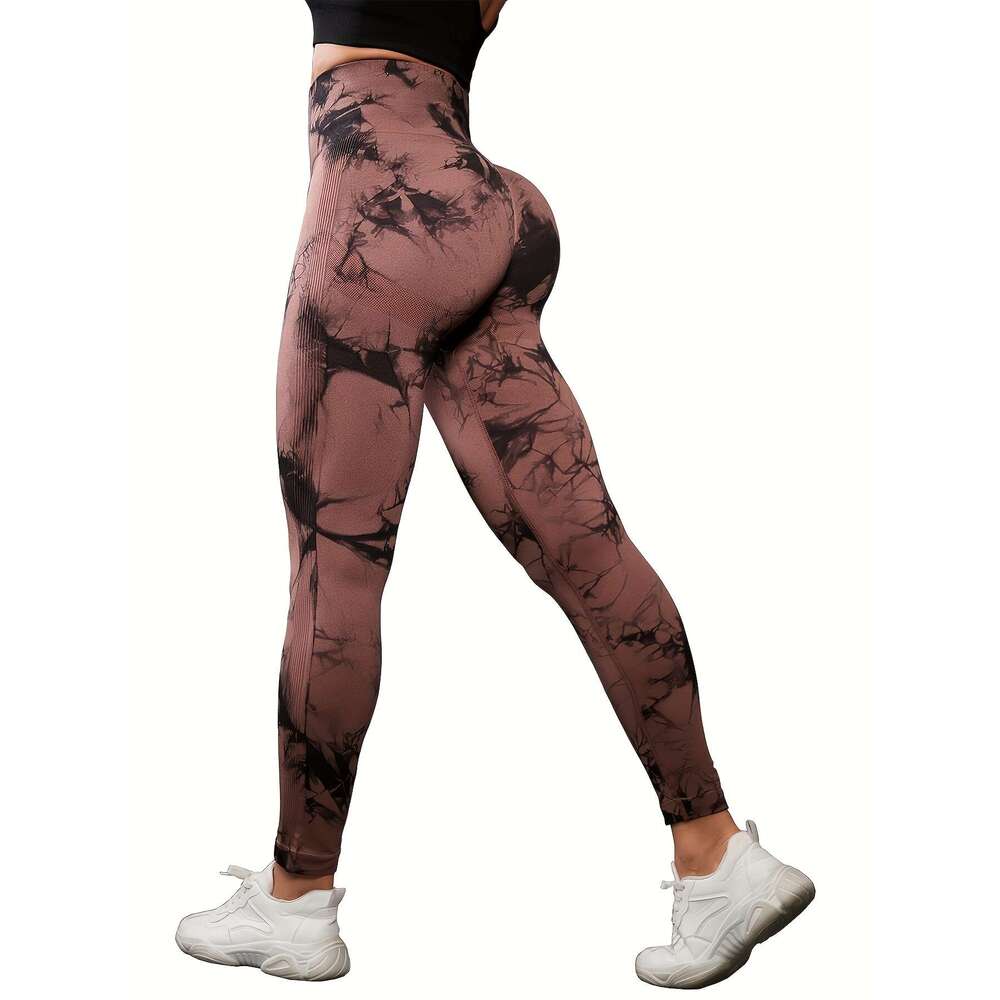 5pcs Women's High-Waisted Leggings Set - Soft Compression Pants, Suitable for Running, Yoga, Fiess, and Other Sports