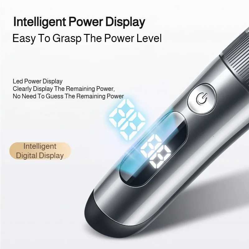 Professional Hair Clipper Set Electric Hair Trimmer with Limit Comb LED Digital Display USB Rechargeable Hair Care Tools M251029
