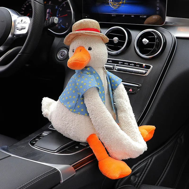 duck Creative Ass Tissue Box Soft Cartoon Paper Napkin Case Cute Animals Car Paper Boxes Lovely Napkin Holder for Car Seat 251029