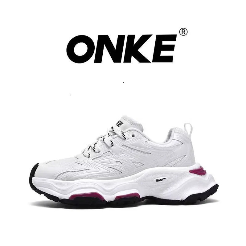 ONKE Shoes Men & Women New Autumn Thick-Soled Height-Increasing Casual Sports Shoes Fashionable Versatile Breathable Mesh