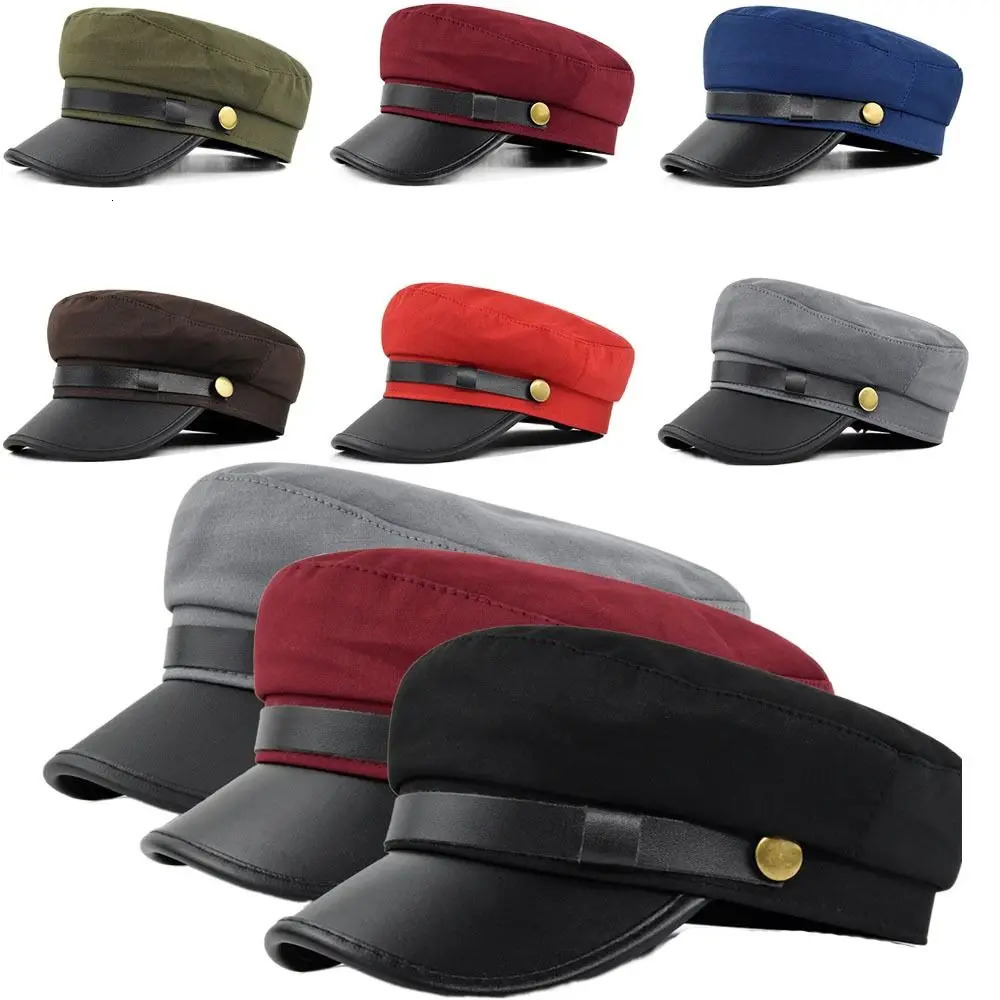 Navy Cap Vintage Flat Octagonal Hat British Style Beret Hats Salior sboy Peaked Caps Outdoor Travel 251013