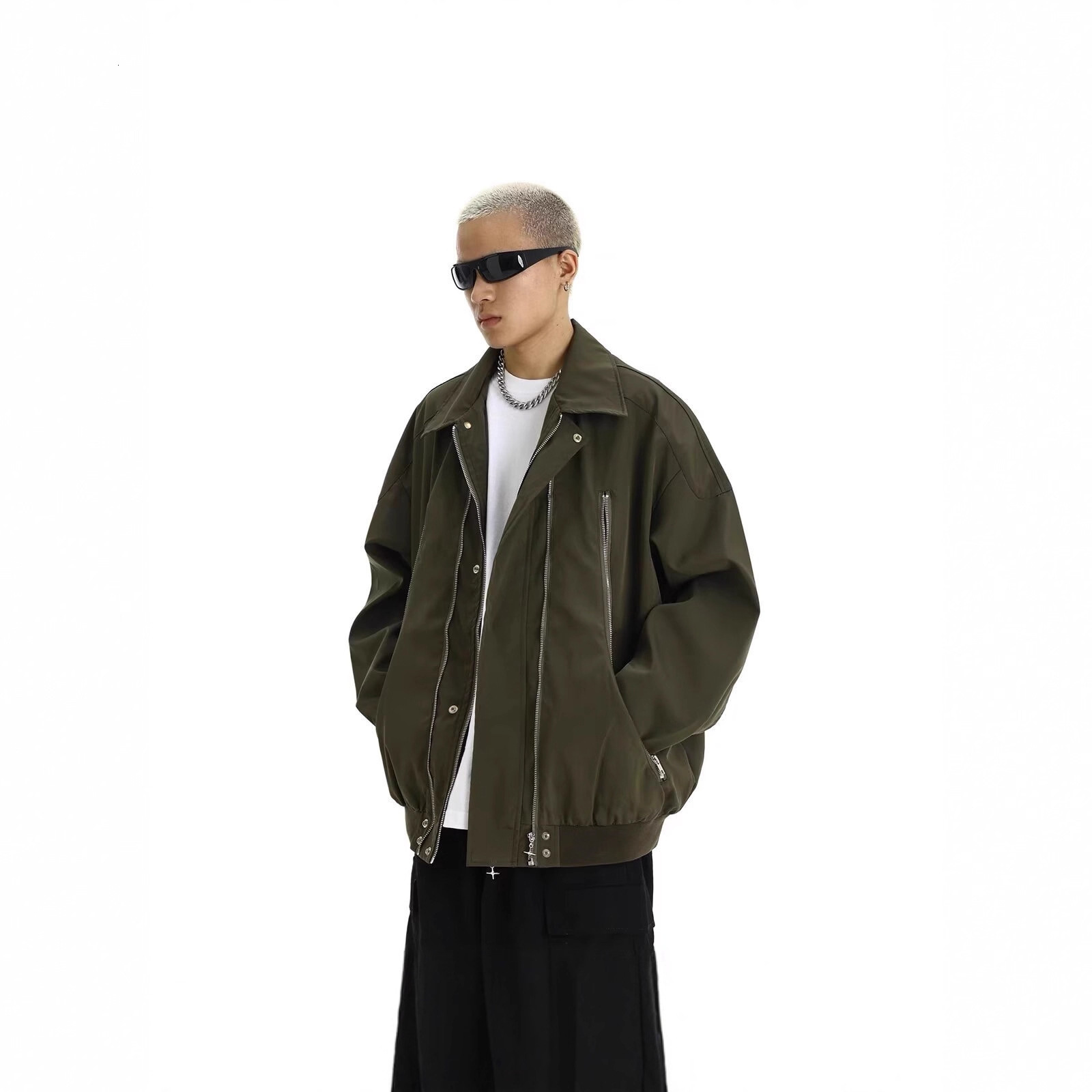 American Style Design Zipper Jacket For Men Spring Designer Jacket And Autumn Season Trendy Brand Functional Style Cool And Handsome Niche Versatile C