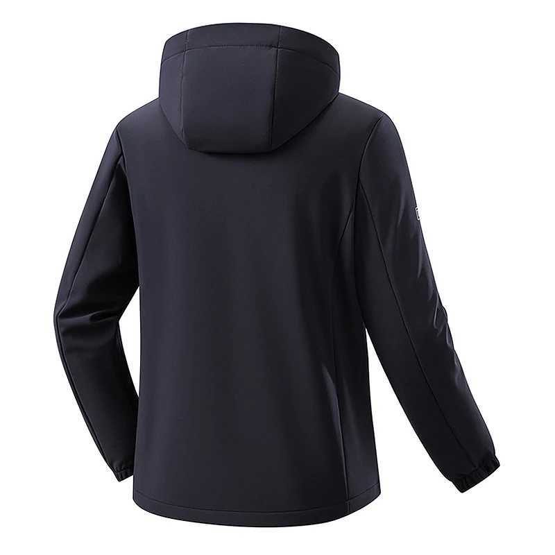 LNGXO Fleece Softshell Jacket Men Waterproof Windproof Warm Windbreaker Hiking Camping Climbing Raincoat Winter Jackets For Men J251029